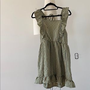 Never worn checkered dress
